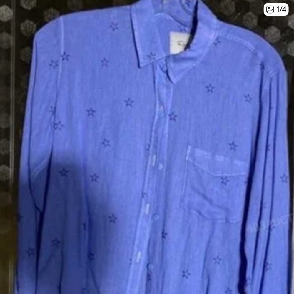 Like new Rails pigment stars button down shirt